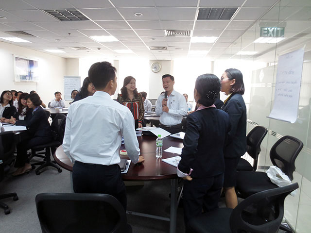 Kỹ năng hướng dẫn và động viên Nhân Viên làm việc hiệu quả - Sacombank (09 & 10.12.2014)